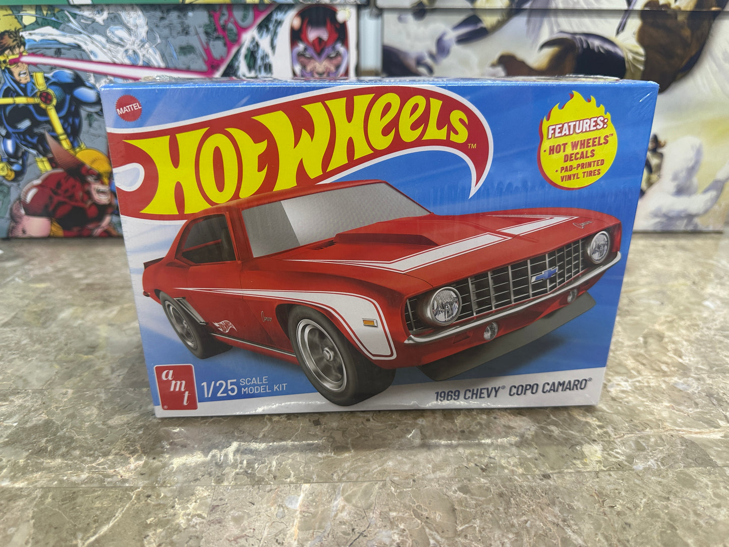 Hot Wheels 1969 Chevy Camaro COPO 1:25 Scale Model Kit