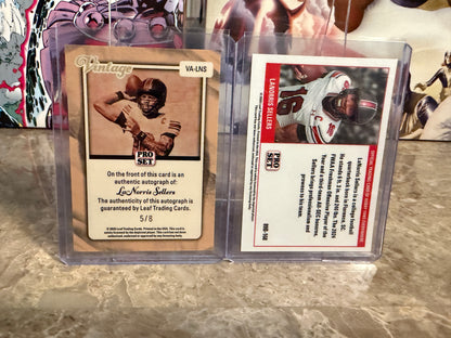 LaNorris Sellers 2026 Leaf Pro Set Metal Vintage Auto Red White Blue Lot
