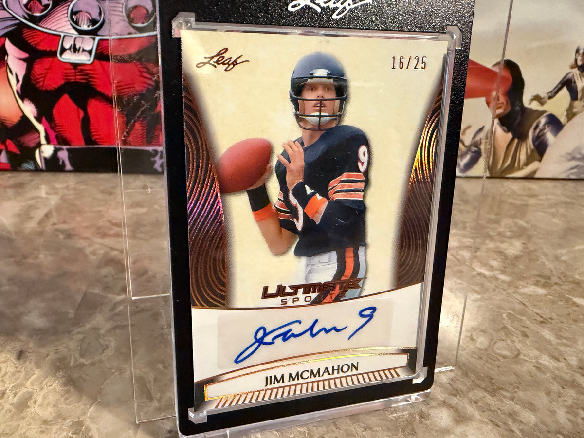 Jim McMahon 2026 Leaf Ultimate Sports Signatures Bronze /25