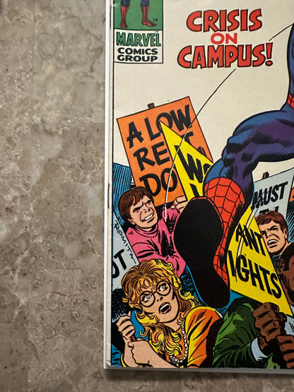 Amazing Spider-Man #68 FN+ 6.5 (1969 Marvel Comics) - White cover