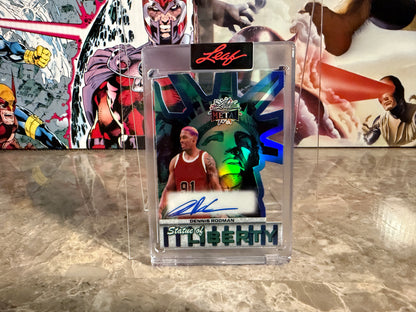 Dennis Rodman 2026 Leaf Metal Independence Day Statue Of Liberty Auto /3