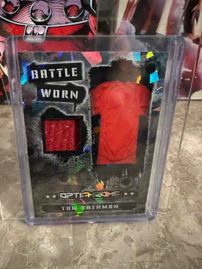 2026 Leaf Optichrome Tom Rathman BATTLE WORN PATCH /10 Silver Crystal 49ers