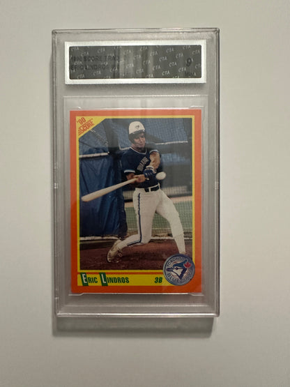Eric Lindros #100T CTA/PSA Graded Mint 9 (1990 Score Traded)
