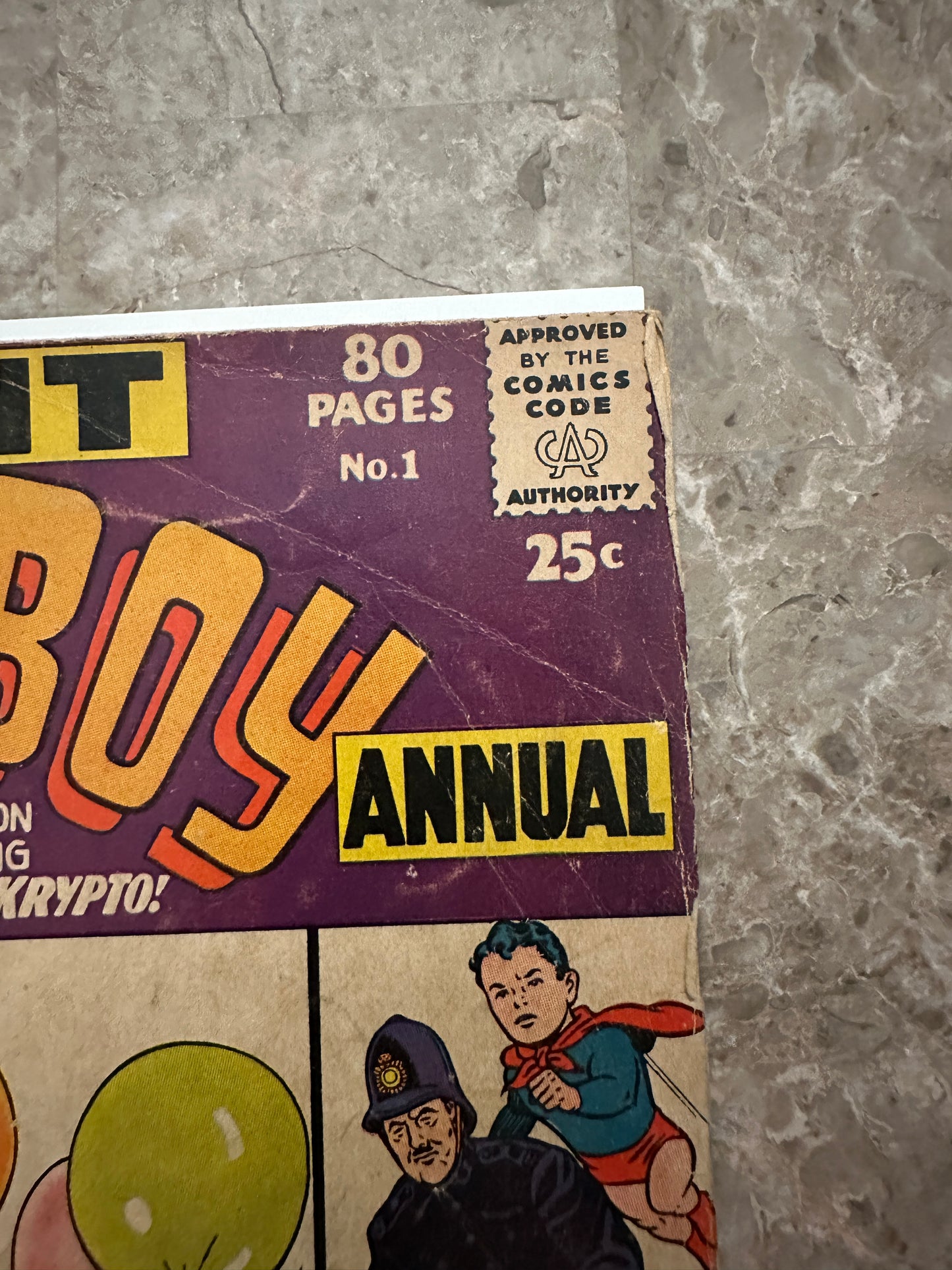 Giant Superboy Annual #1 VG- 3.5 (1964 DC)