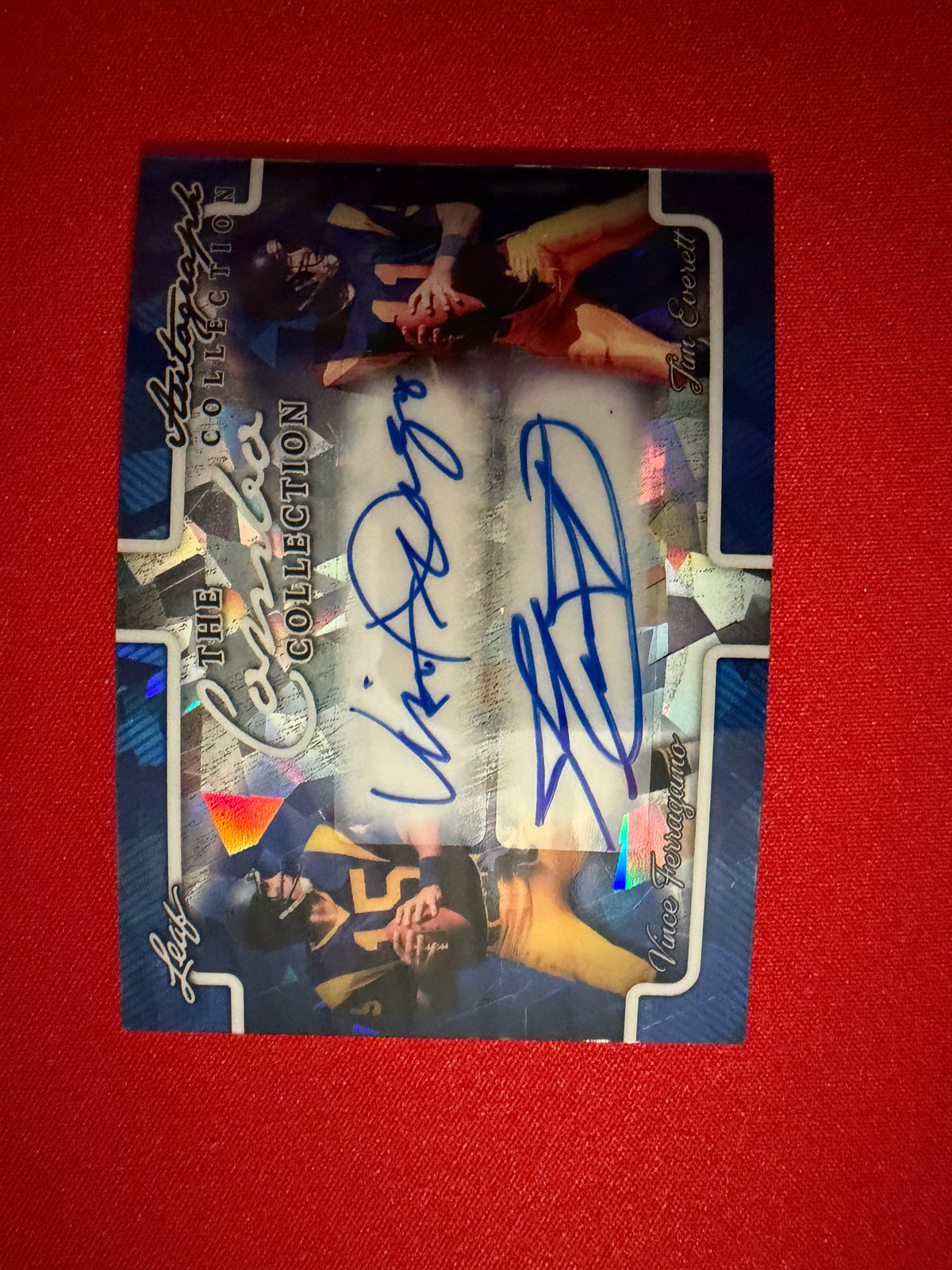 Ferragamo Everett 2026 Leaf Autograph Collection Combo Dual Auto Cracked Ice 1/1