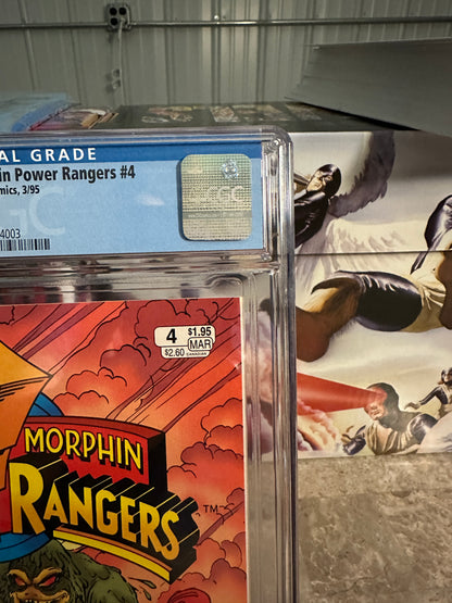 Saban's Mighty Morphin Power Rangers #4 CGC 9.8 WP (1995 Hamilton Comics)