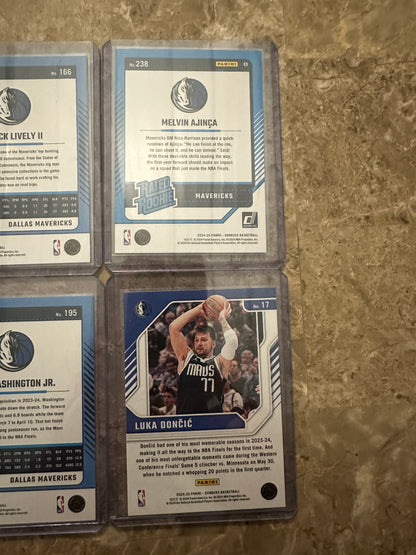 2024 Panini Donruss Basketball Dallas Mavericks Team Set (10 cards)