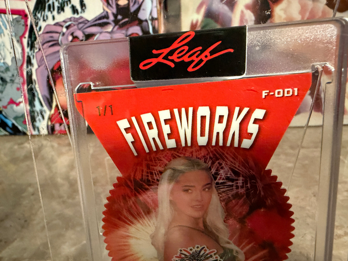 Livvy Dunne 2026 Leaf Metal Independence Day Fireworks Auto Gold 1/1