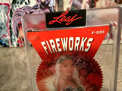 Livvy Dunne 2026 Leaf Metal Independence Day Fireworks Auto Gold 1/1