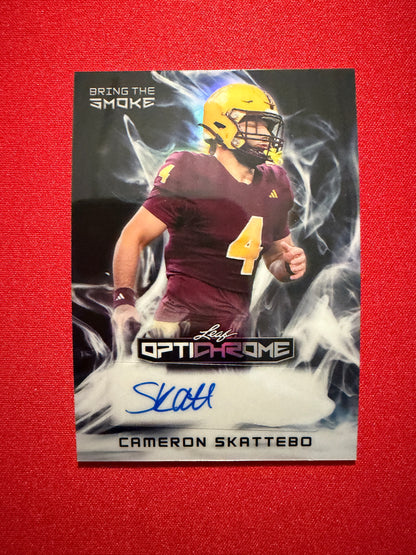 2026 Leaf Optichrome Football Cam Skattebo Bring The Smoke Auto /14 🔥🔥