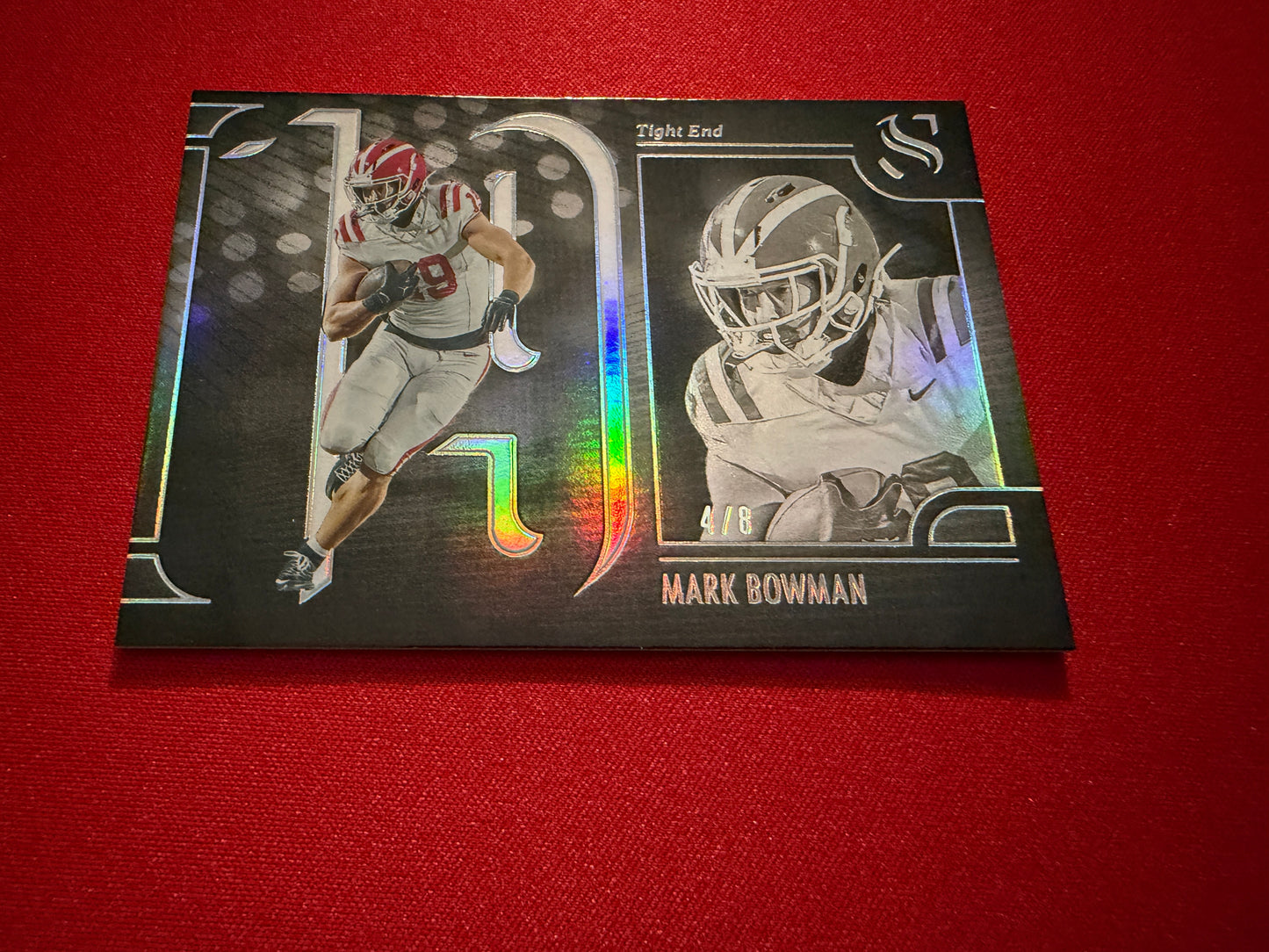 Mark Bowman 2025 Panini Silhouette Football Gala SSP /8 Rare