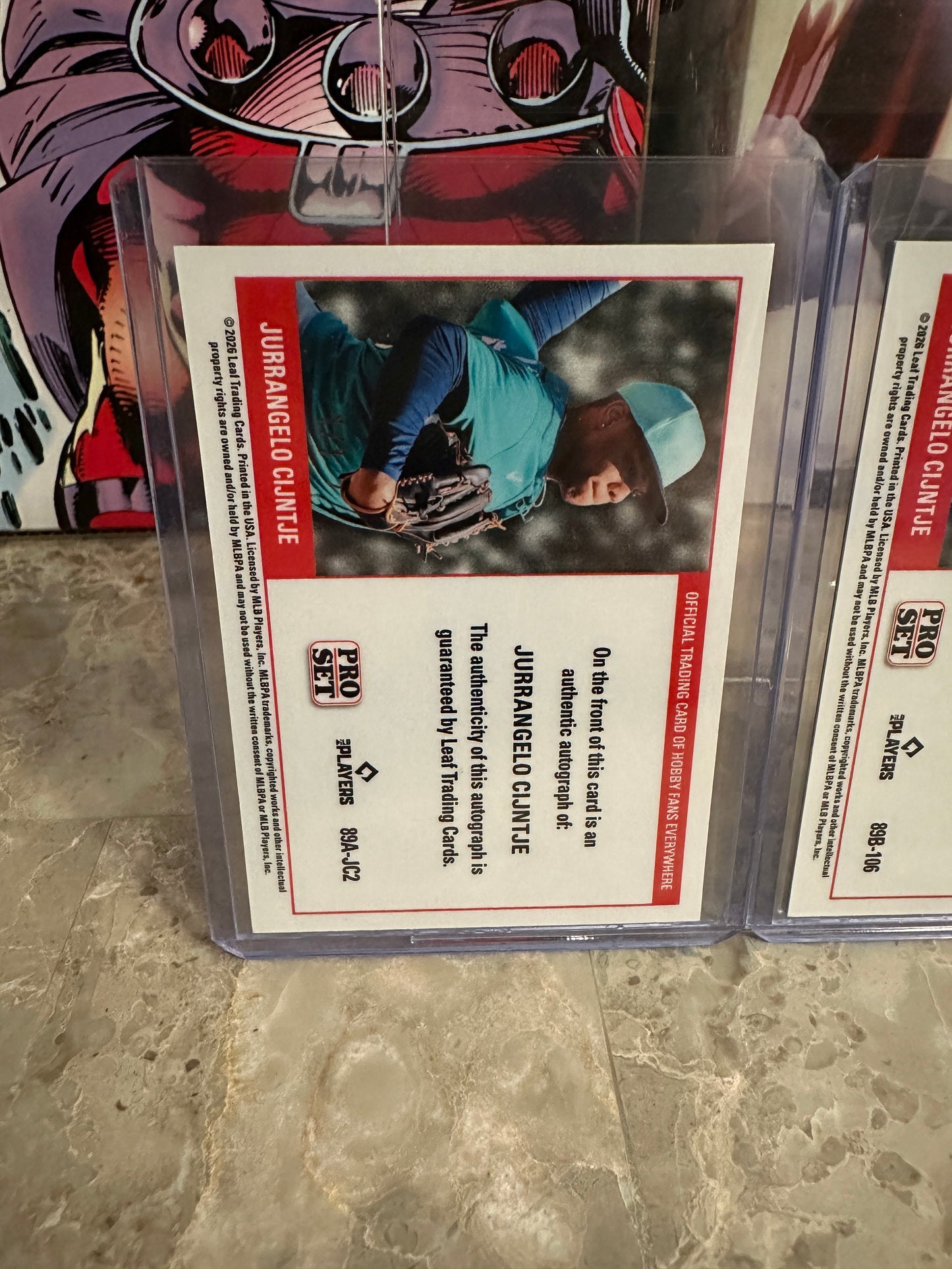 2026 Pro Set Jurrangelo Cijntje 1989 Lazer Auto 1/1 & Purple Prismatic 7/7 Lot