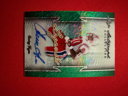 Irving Fryer 2026 Leaf Autograph Collection Legends Auto Green Shimmer 1/1