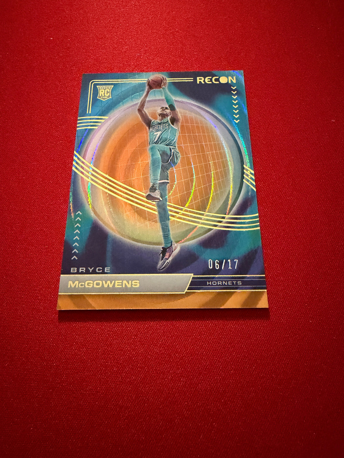 Bryce McGowens 2022-23 Panini Recon RC /17 Orange Swirl #219