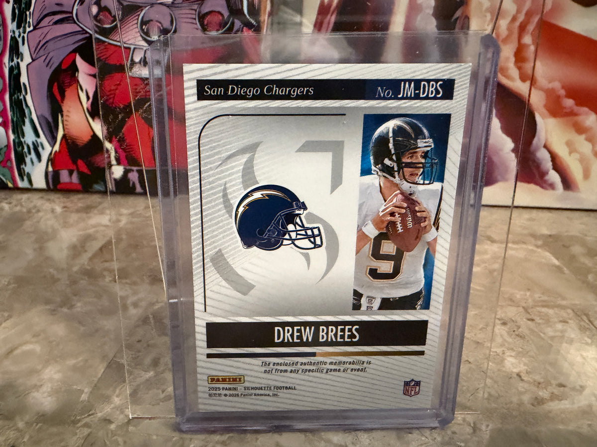Drew Brees 2025 Panini Silhouette Football Jumbo Memorabilia /99