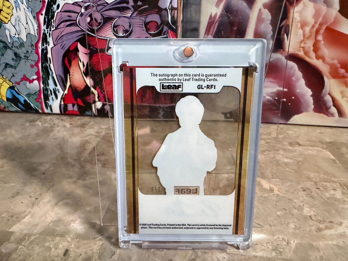 Ric Flair 2026 Leaf Ultimate Sports Gold Leaf Clear Auto Gold 1/1 Color Match