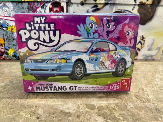 🦄 AMT My Little Pony 1996 Ford Mustang GT 1/25 Scale Snap-Together Model Kit