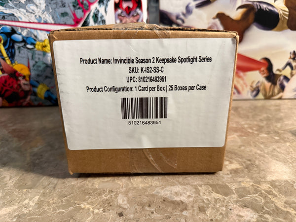 2026 Invincible Season 2 Keepsake Spotlight Series 25-Box Case