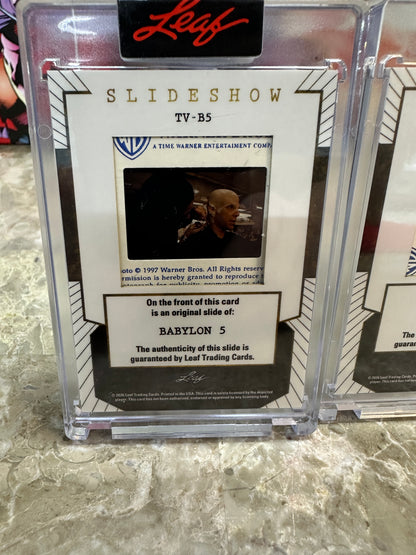 2026 Leaf Slideshow BABYLON 5 Metal /25 Drazi + Bill Mumy + Stephen Franklin LOT