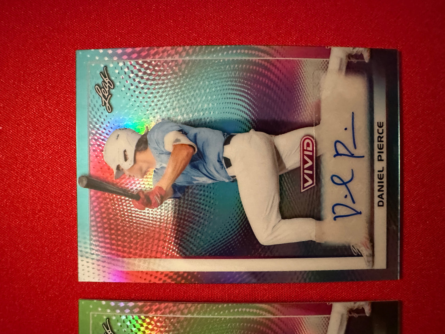 Daniel Pierce 2026 Leaf Vivid Baseball Two-Card Premium Retail Lot