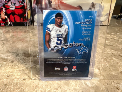 2025 Topps Finest Football David Montgomery Creators X-Fractor #CR-10