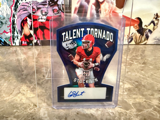 2026 Leaf Pro Set Gunner Stockton Talent Tornado Auto Blue /5