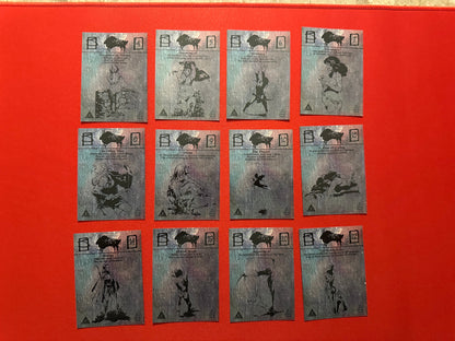 1993 FPG Jeffrey Jones Trading Cards Lot of 65