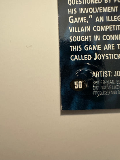 Spider-Man vs El Toro Negro #50 (1996 Marvel Fleer Spider-Man Premium)