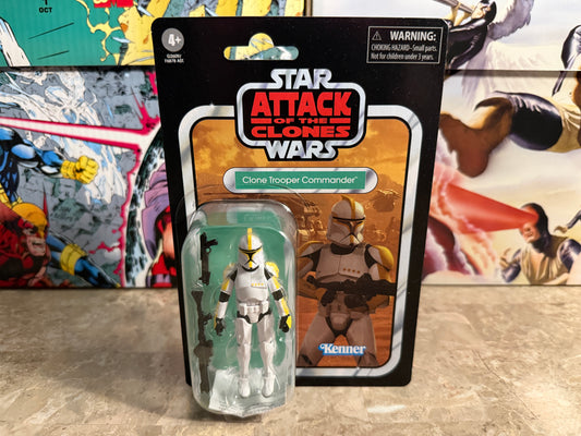 Star Wars The Vintage Collection Clone Trooper Commander (VC404) Action Figure