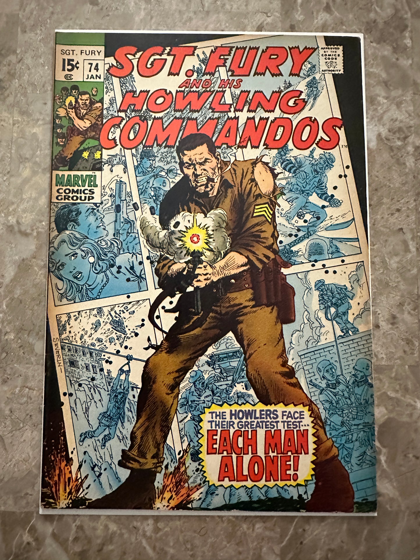 Sgt Fury #74 FN- 5.5 (Marvel Comics 1970)