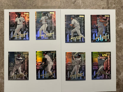 1995 Donruss Long Ball Leaders (8 card set) - Higher grade