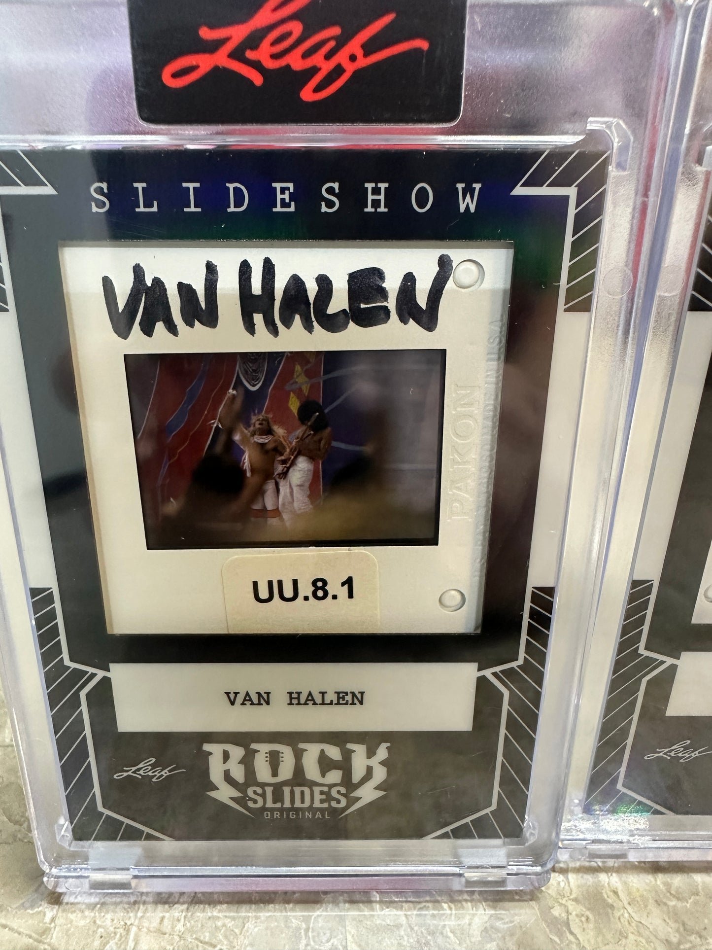 2026 Leaf Slideshow VAN HALEN 7-Slide LOT Classic David Lee Roth Era 1978-1984