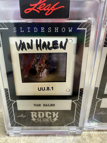 2026 Leaf Slideshow VAN HALEN 7-Slide LOT Classic David Lee Roth Era 1978-1984
