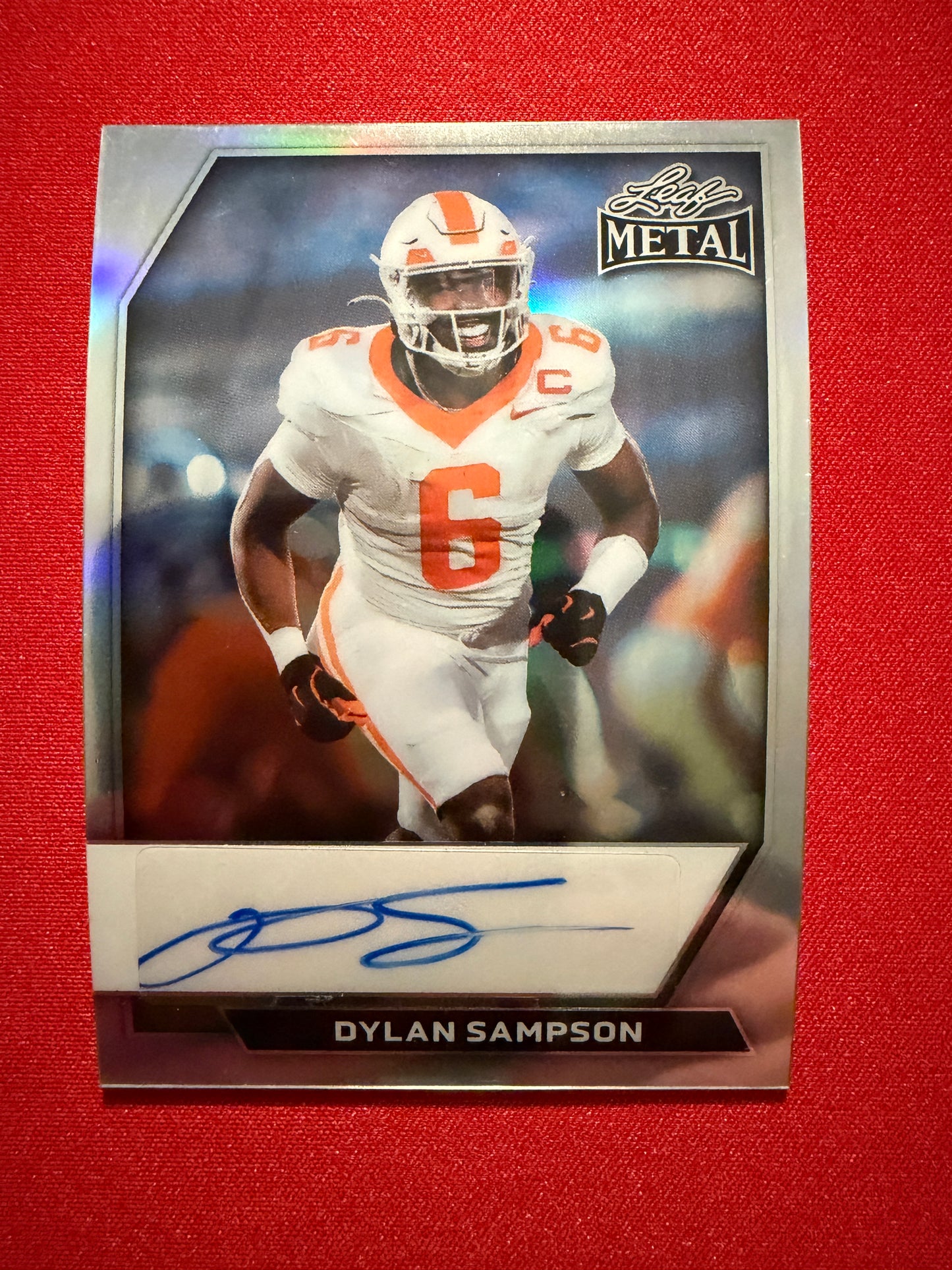 2026 Leaf Metal Dylan Sampson Auto Silver Prismatic 9/12
