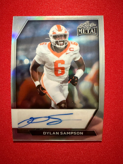 2026 Leaf Metal Dylan Sampson Auto Silver Prismatic 9/12