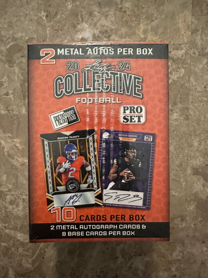 2024 Leaf Collective Football Blaster Box - 2 Autos - Shadeur Sanders
