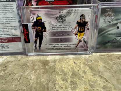 Underwood Juju Lewis Dual RPA + Juju RPA Lot 2025 Leaf Trinity RC