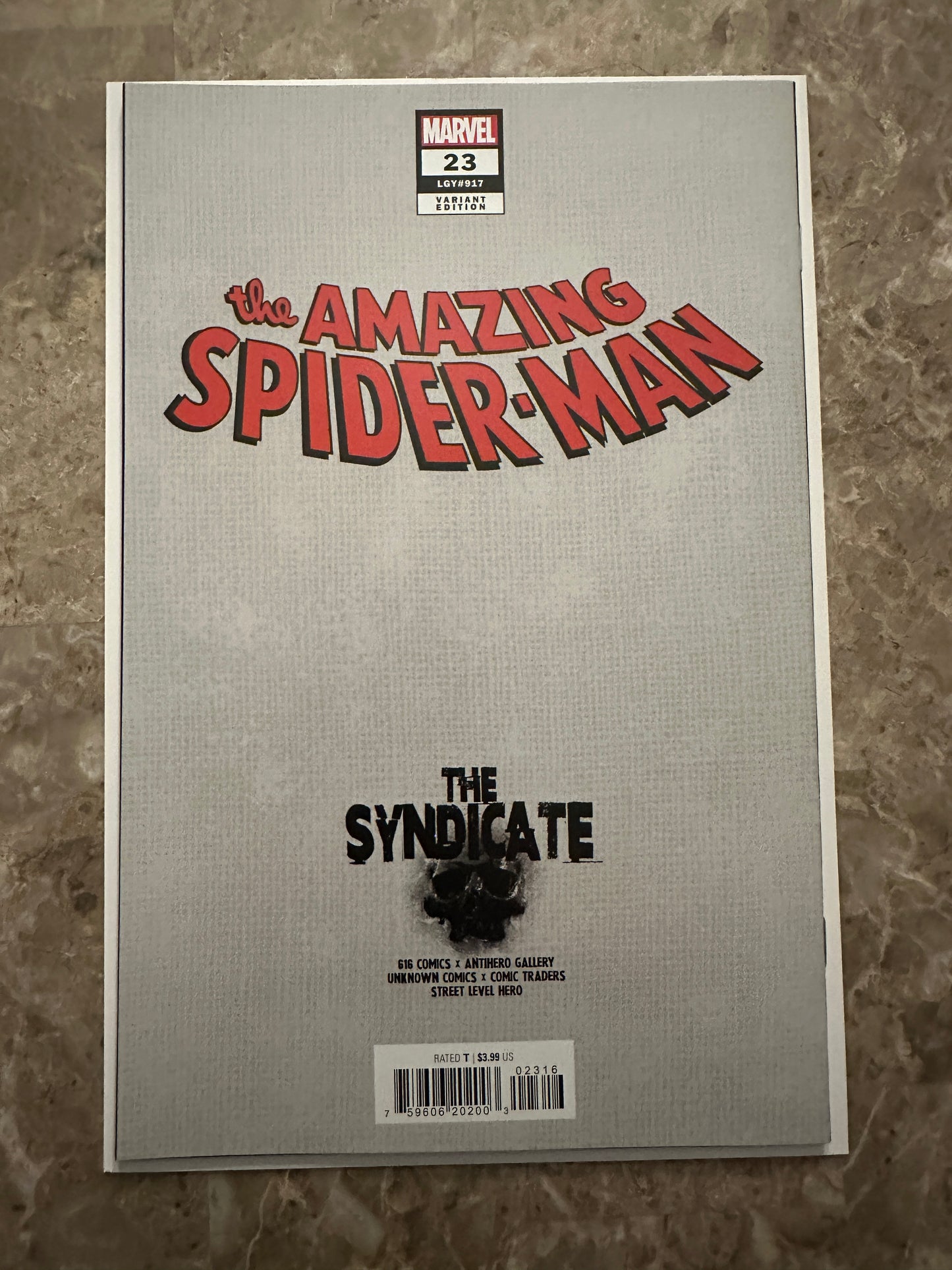 Amazing Spider-Man #23 616/Unknown Exclusive (Marvel 2023) - Da Silva Cover