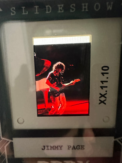 2026 Leaf Slideshow JIMMY PAGE Led Zeppelin Metal /25 + 3 Base 4-Slide LOT