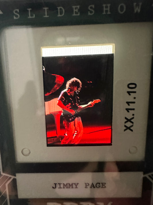 2026 Leaf Slideshow JIMMY PAGE Led Zeppelin Metal /25 + 3 Base 4-Slide LOT