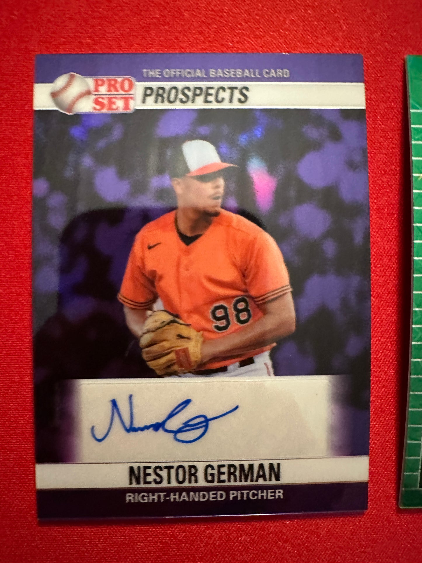 2026 Leaf Pro Set Baseball Nestor German Two-Card Prospect Lot