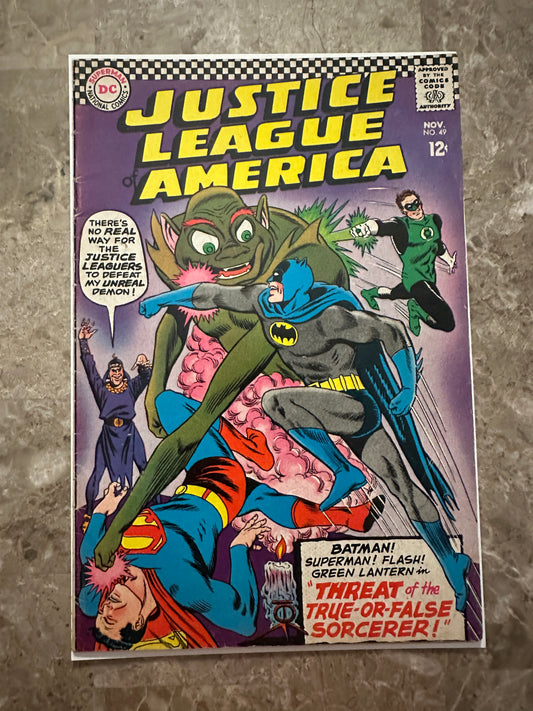 Justice League of America #49 VG+ 4.5 (1966 DC Comics)