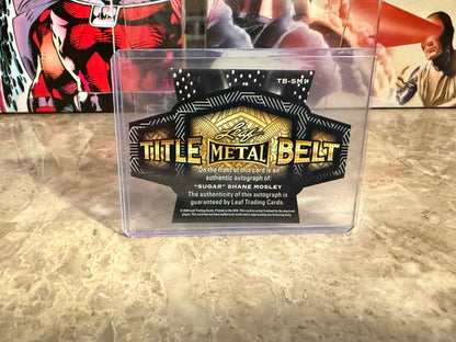 “Sugar” Shane Mosley 2026 Leaf Metal Ring Kings Title Belt Auto Red /4