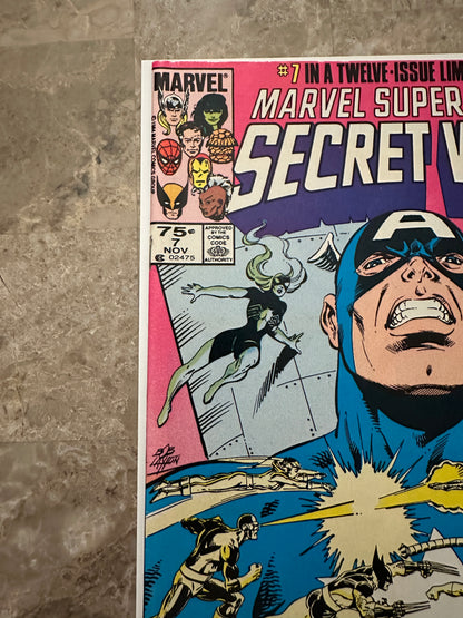 Marvel Super Heroes: Secret Wars #7 Newsstand FN+ 6.5 (Marvel Comics 1984)