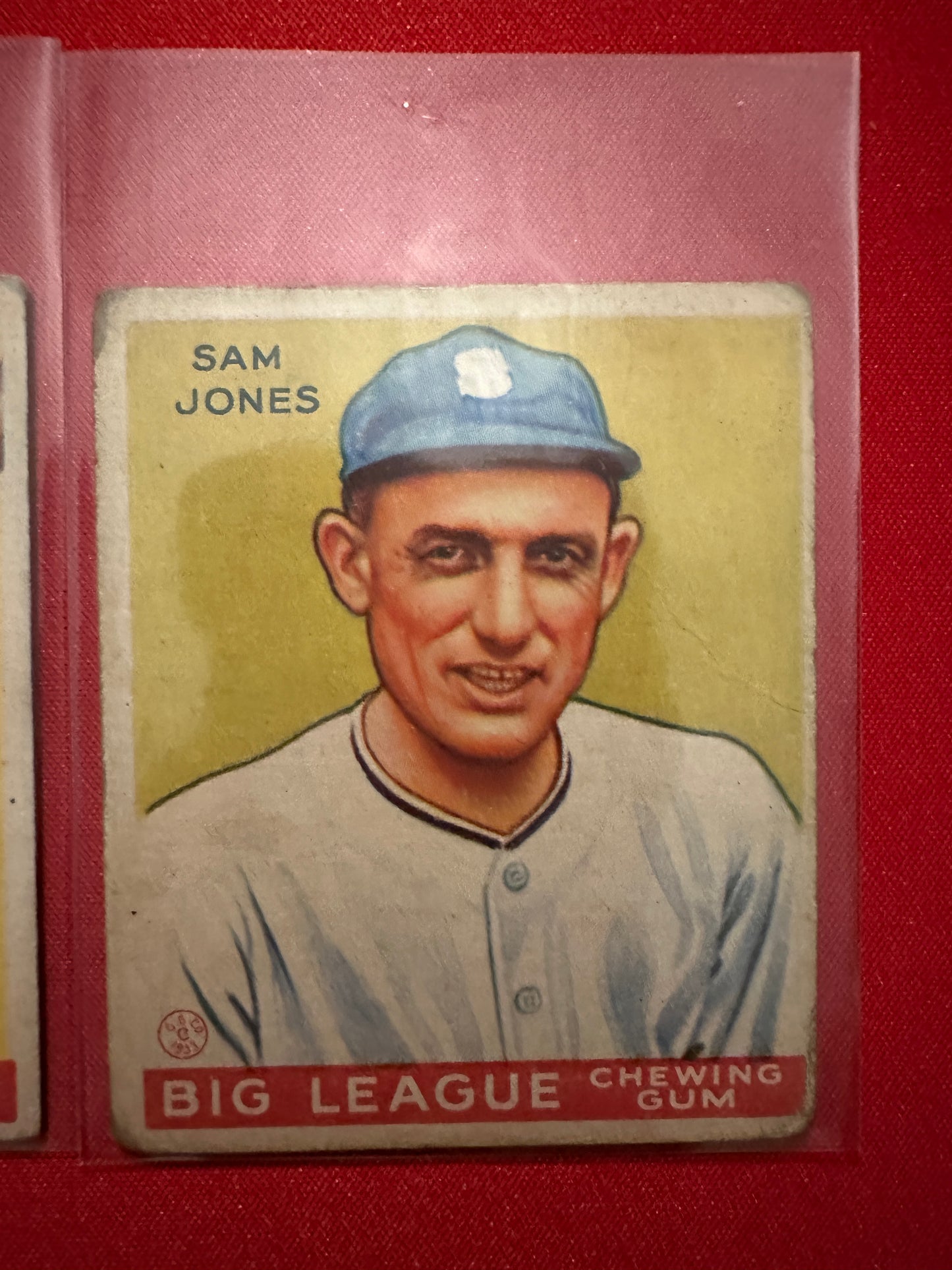 Ralph Kress/Charley Berry/Sam Jones (1933 Goudey) - Chicago White Sox