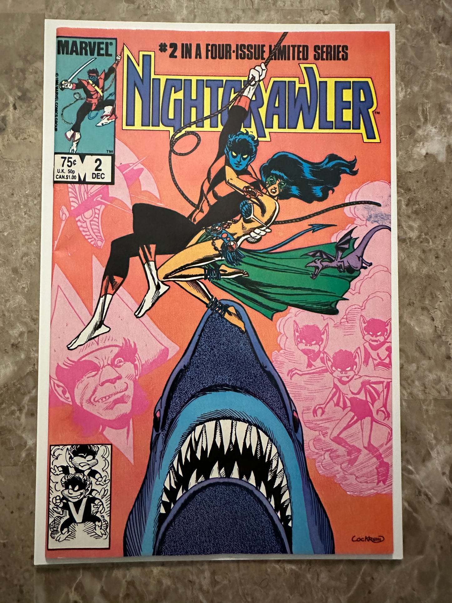 Nightcrawler #1-4 Full Set High Grade Newsstand (Marvel 1985)
