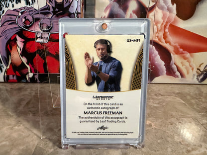 Marcus Freeman 2026 Leaf Ultimate Sports Ultimate Signatures Bronze Holo /25