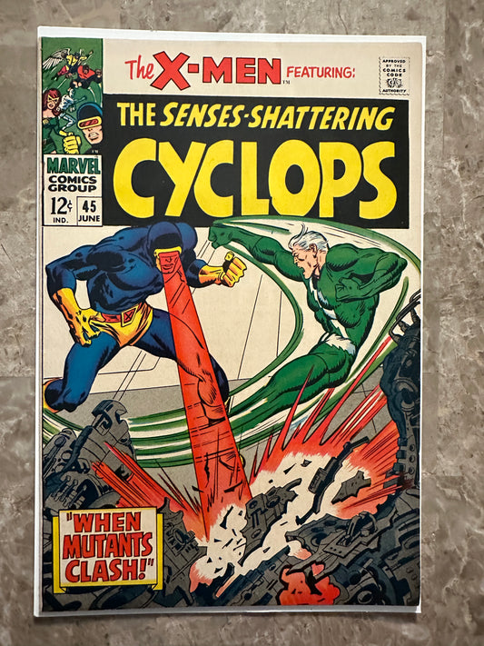 X-Men #45 FN+ 6.0-6.5 (1968 Marvel Comics) - Gorgeous Copy for Grade