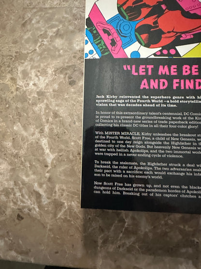 Mister Miracle by Jack Kirby Royer & Colletta TPB (2017 DC Comics) - Excellent shape