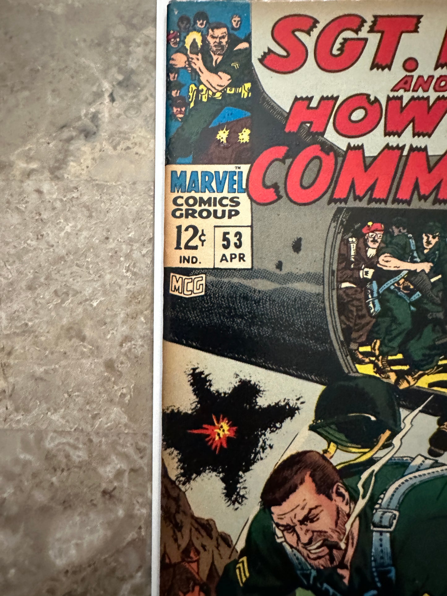 Sgt Fury #53 FN- 5.5 (Marvel Comics 1968)
